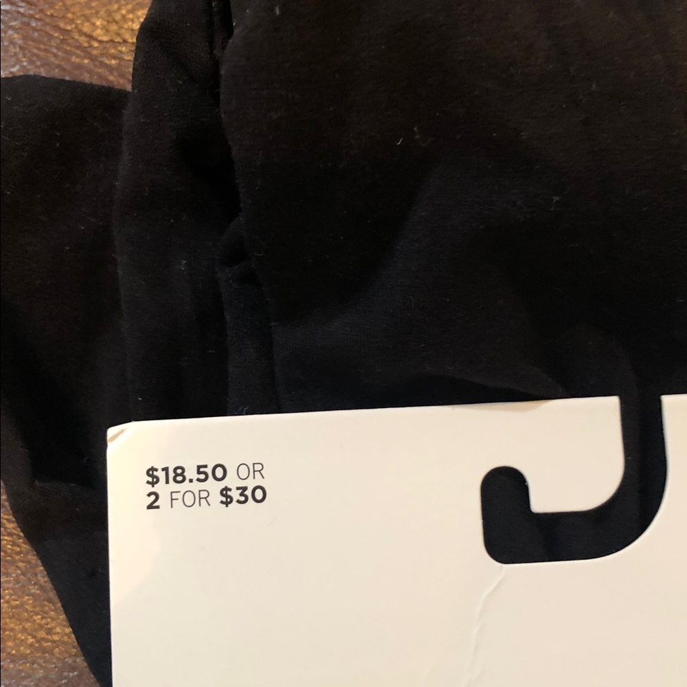 HUE Black Opaque Tights - Non-Control Top - Picture 3 of 6